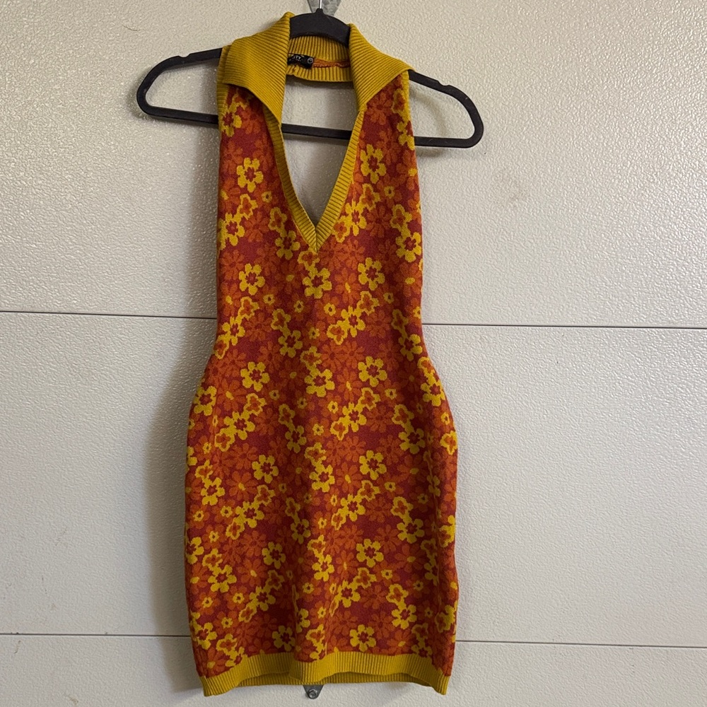 Nasty Gal 70's floral dress